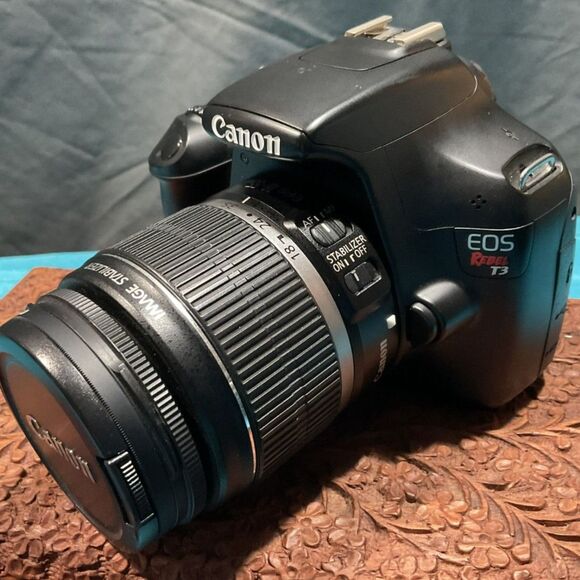 Cannon EOS Rebel T3 EF-S 18-55mm Digital SLR Camera Bag Accessories - Picture 2 of 8